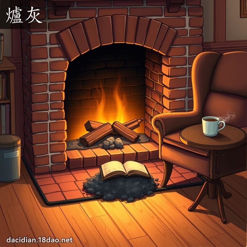 爐灰 - 國語大辭典配圖