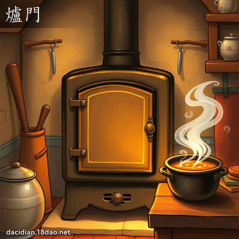 炉门 - 国语大辞典配图