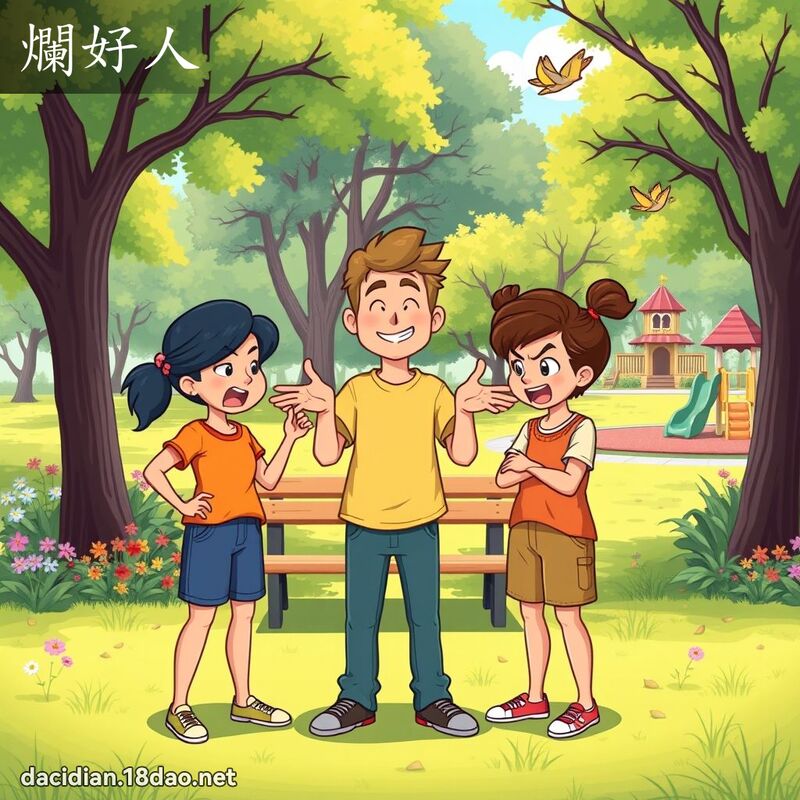 烂好人 - 国语大辞典配图