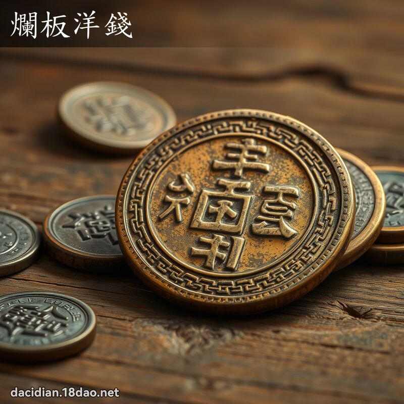烂板洋钱 - 国语大辞典配图