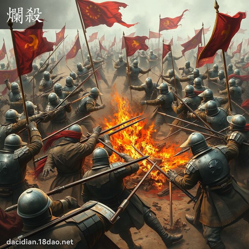 烂杀 - 国语大辞典配图
