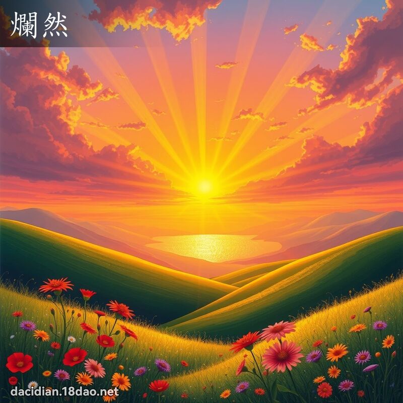 烂然 - 国语大辞典配图