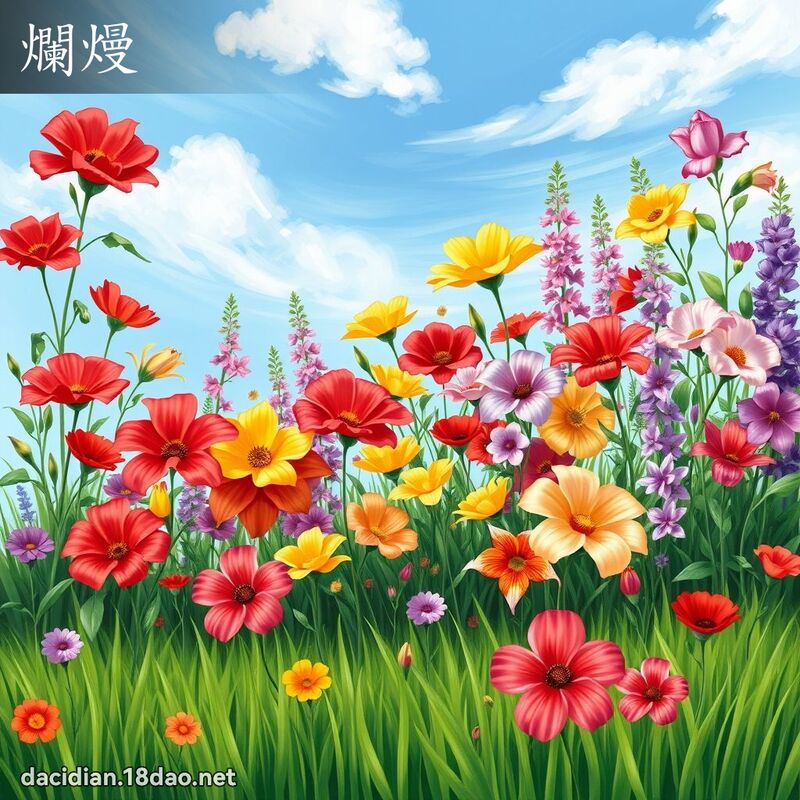 爛熳 - 國語大辭典配圖
