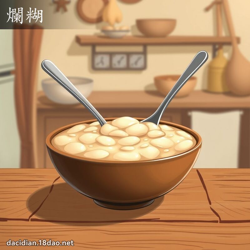 烂糊 - 国语大辞典配图