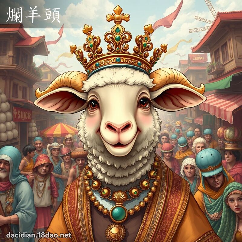 爛羊頭 - 國語大辭典配圖