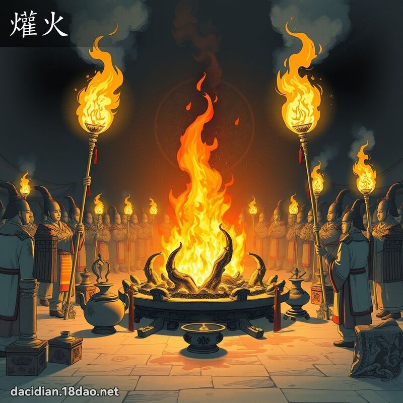 爟火 - 国语大辞典配图