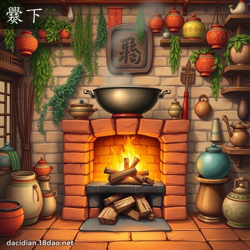 爨下 - 国语大辞典配图