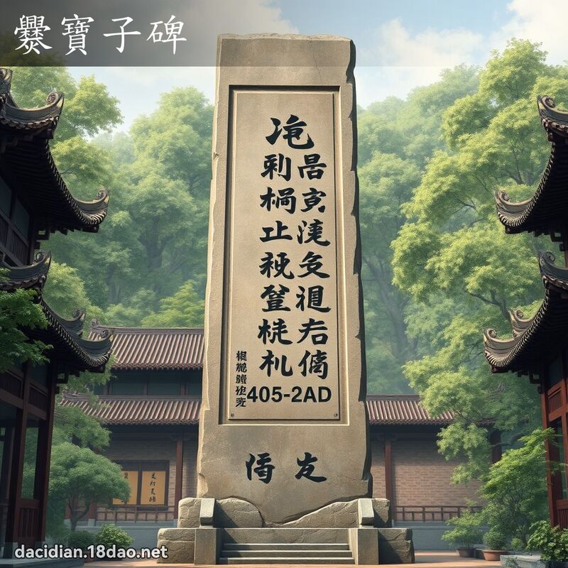 爨寶子碑 - 國語大辭典配圖