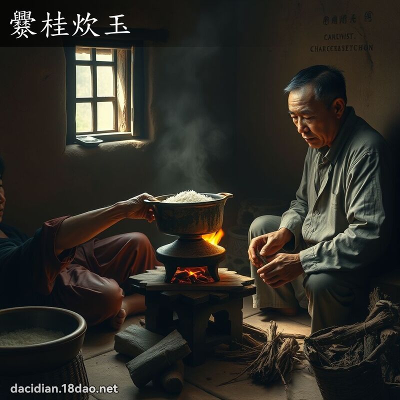 爨桂炊玉 - 國語大辭典配圖