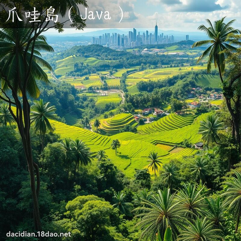 爪哇島（Java） - 國語大辭典配圖