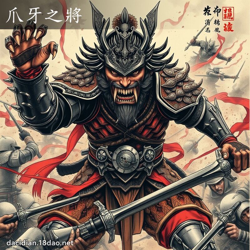 爪牙之將 - 國語大辭典配圖