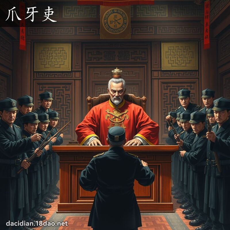 爪牙吏 - 国语大辞典配图