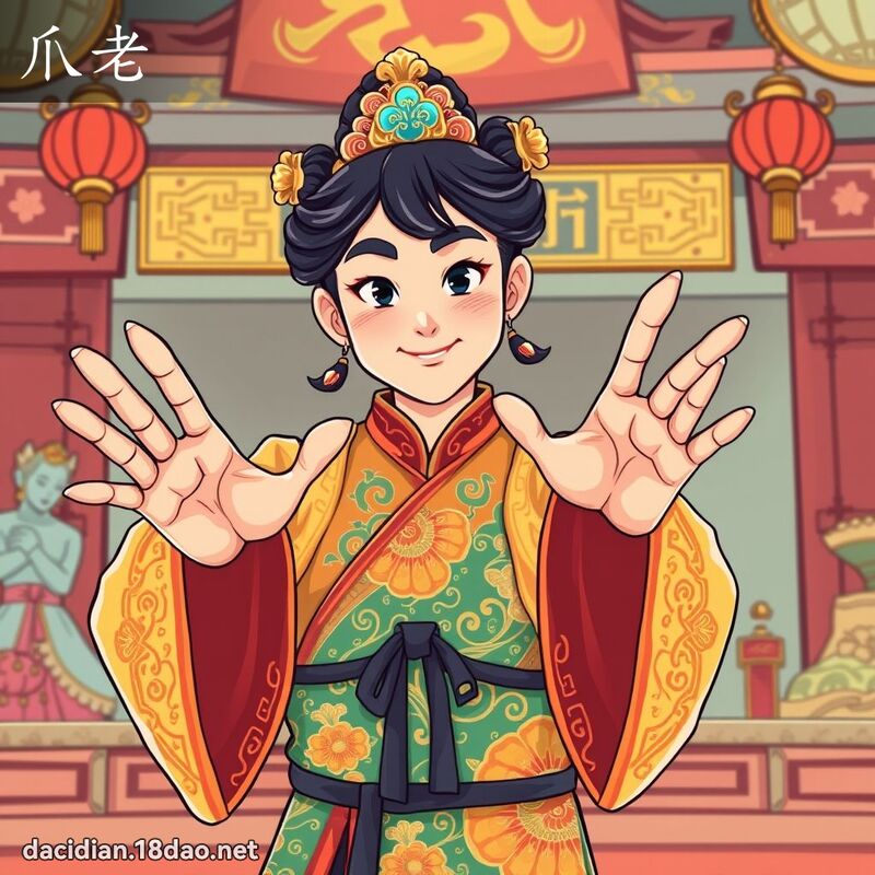 爪老 - 國語大辭典配圖
