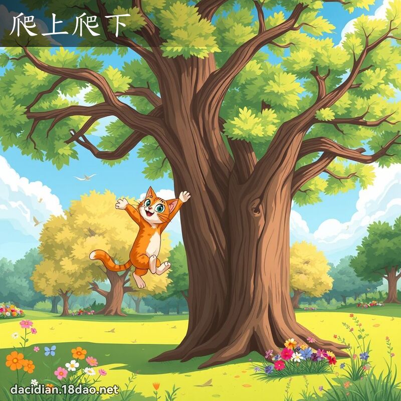 爬上爬下 - 國語大辭典配圖