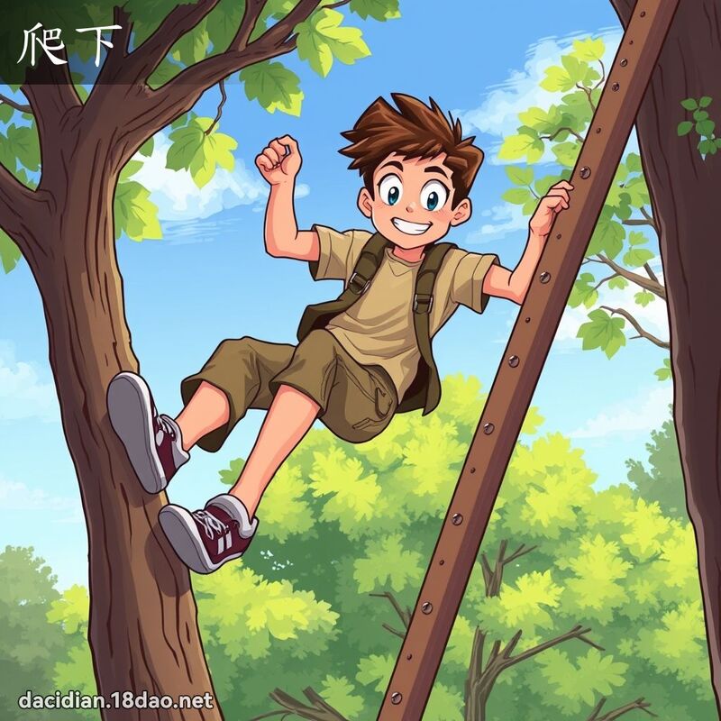 爬下 - 国语大辞典配图