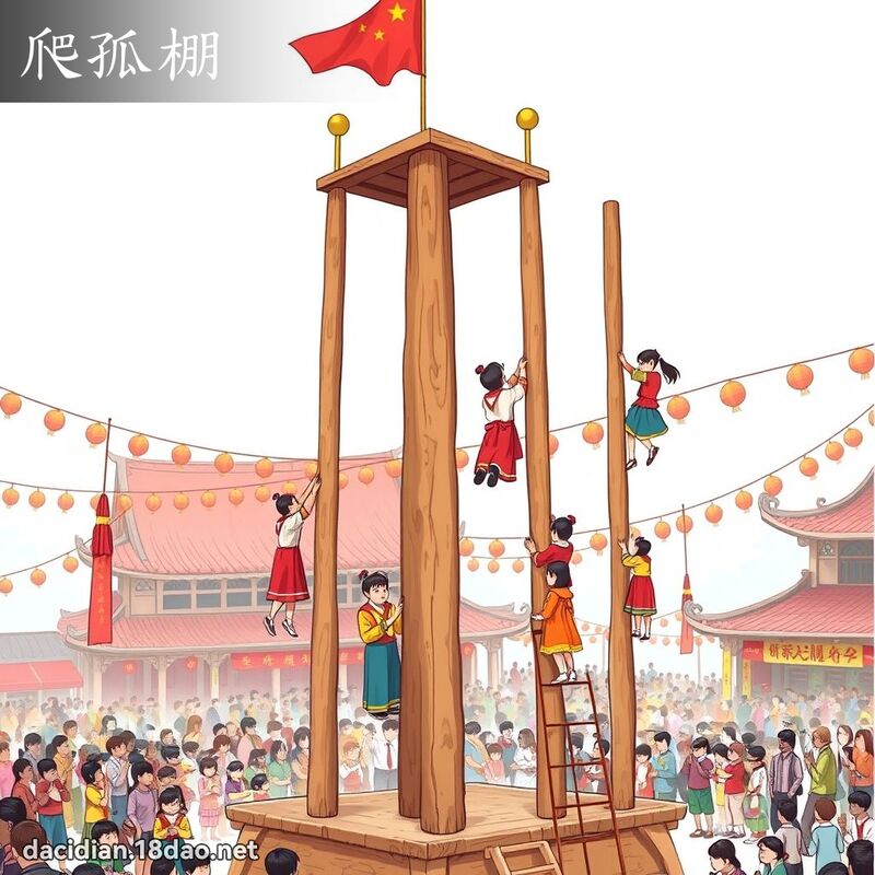 爬孤棚 - 国语大辞典配图
