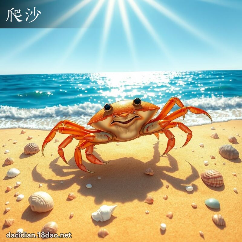 爬沙 - 國語大辭典配圖
