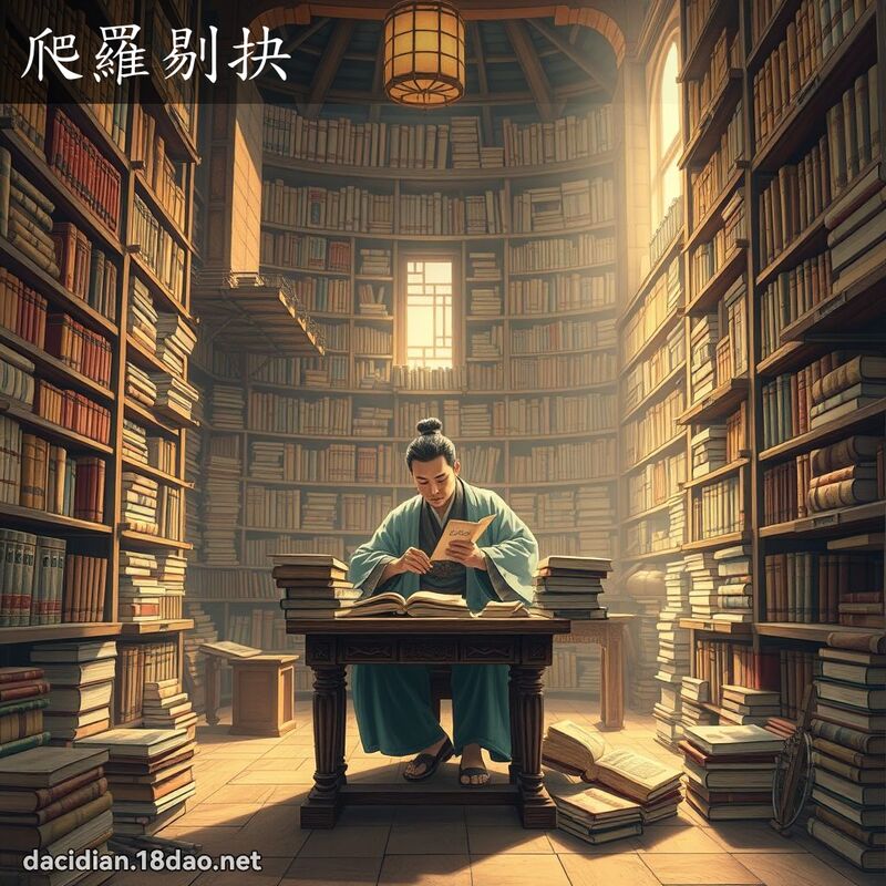 爬羅剔抉 - 國語大辭典配圖