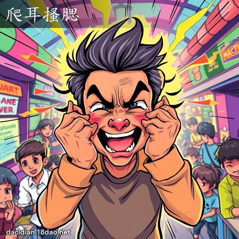 爬耳搔腮 - 国语大辞典配图