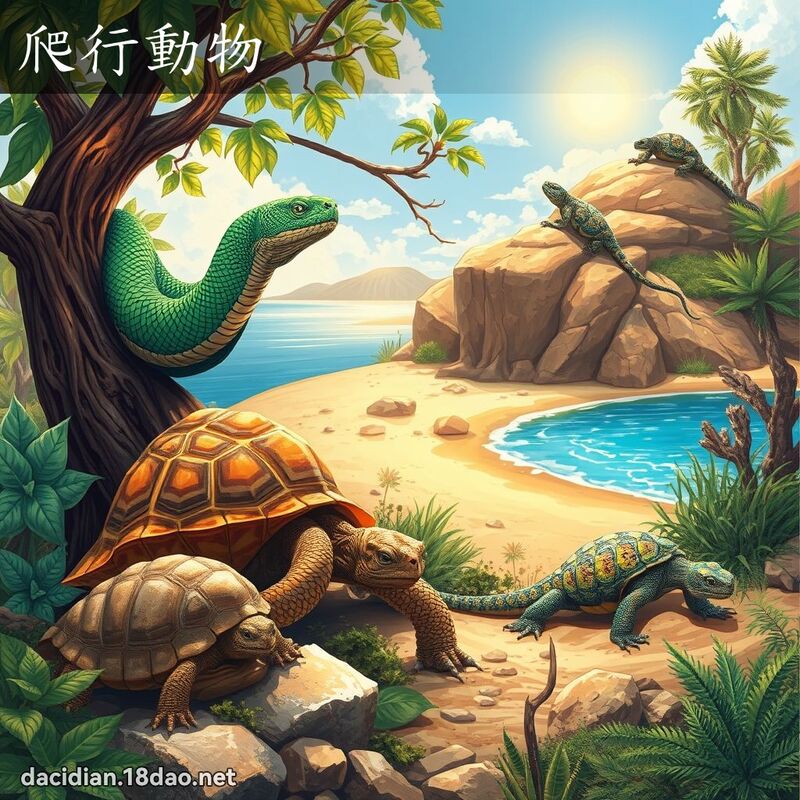 爬行动物 - 国语大辞典配图