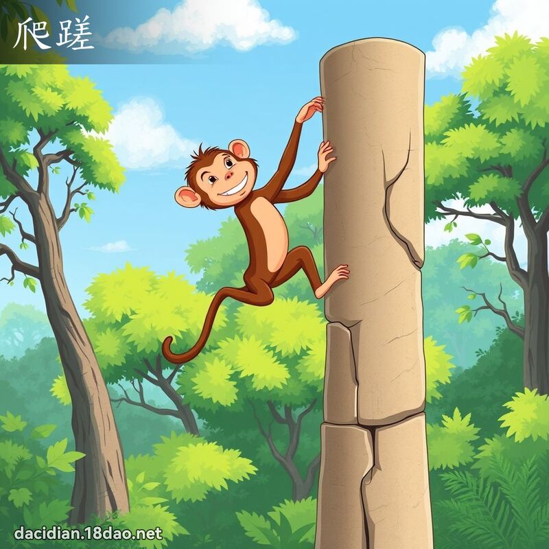 爬蹉 - 國語大辭典配圖