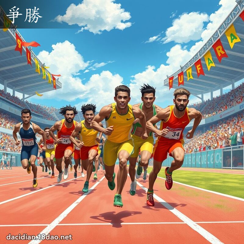 爭胜 - 国语大辞典配图