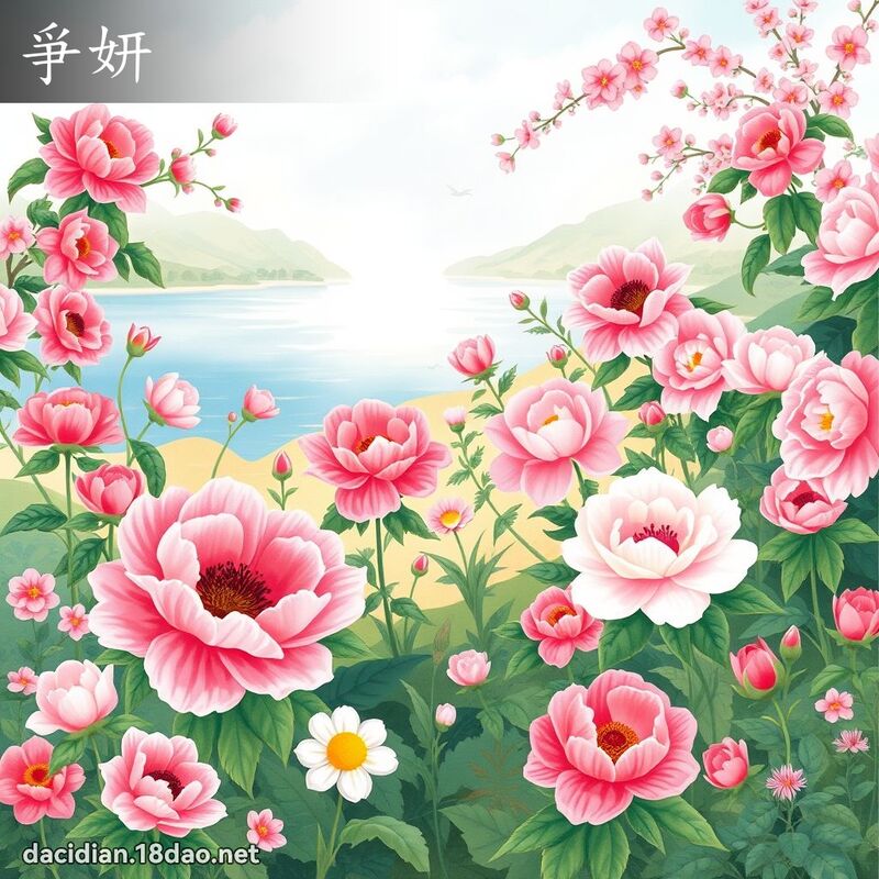 爭妍 - 国语大辞典配图
