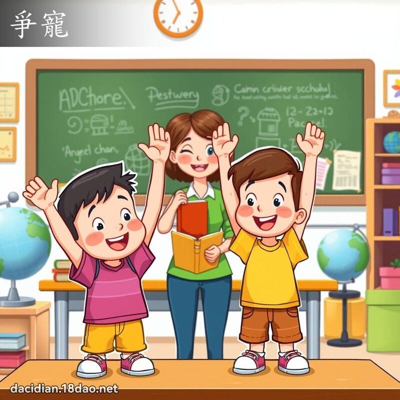 爭寵 - 國語大辭典配圖