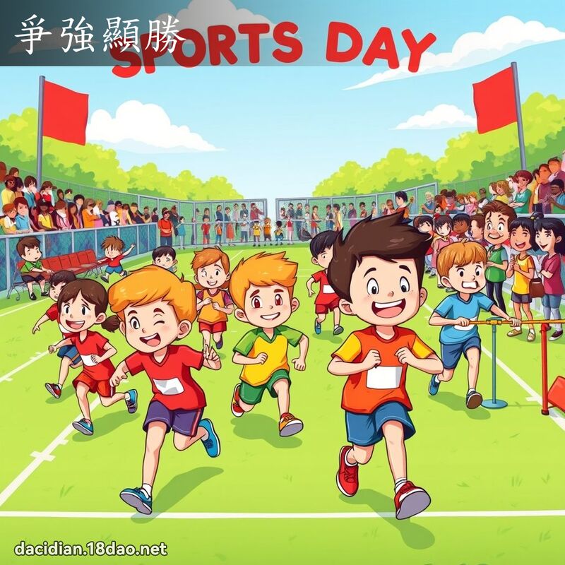 爭強顯勝 - 國語大辭典配圖