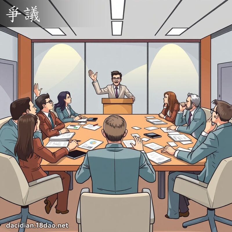 爭議 - 國語大辭典配圖
