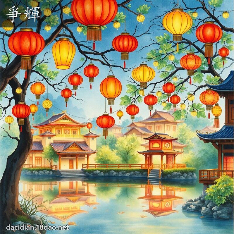 爭辉 - 国语大辞典配图