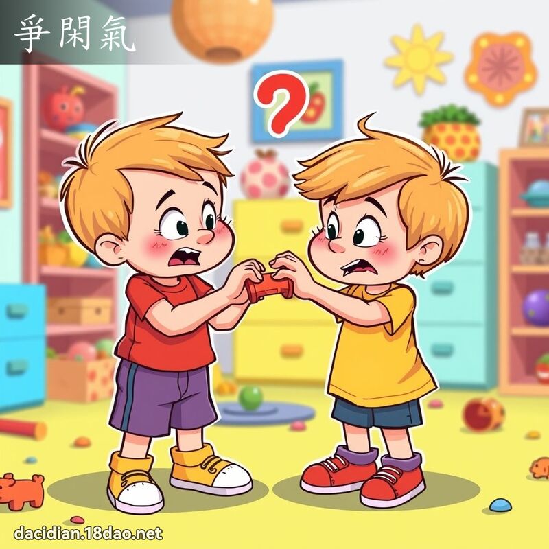 爭閑氣 - 國語大辭典配圖