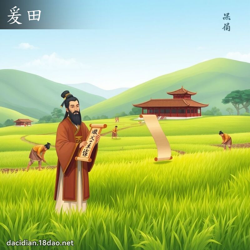 爰田 - 國語大辭典配圖