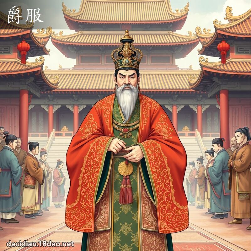 爵服 - 国语大辞典配图