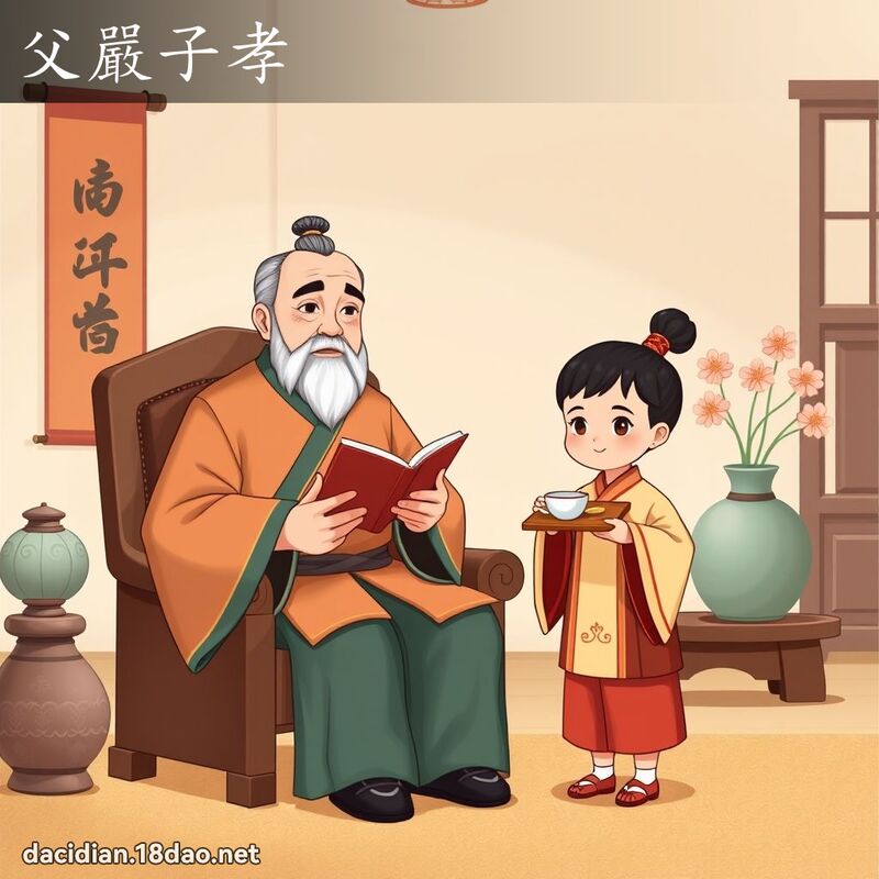 父严子孝 - 国语大辞典配图