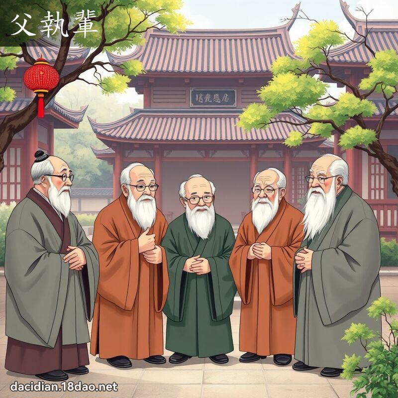 父执辈 - 国语大辞典配图