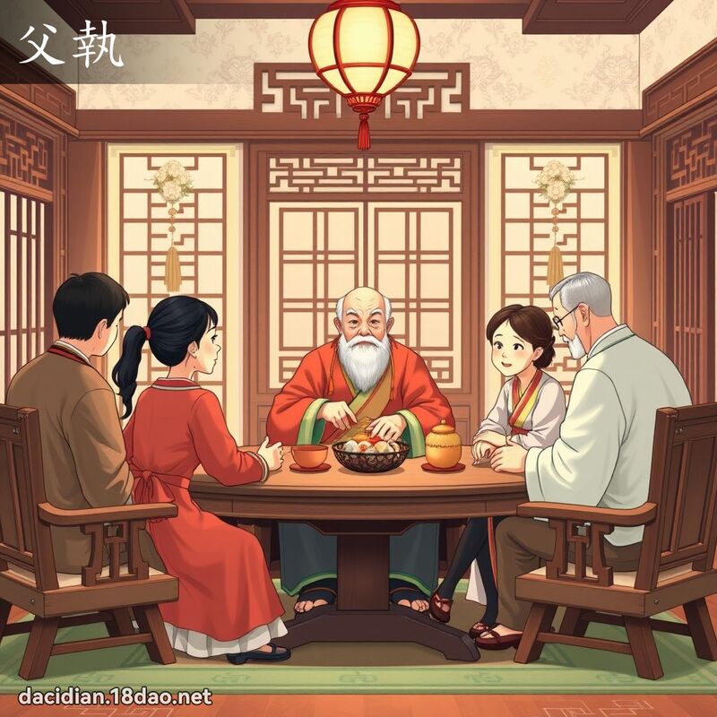 父执 - 国语大辞典配图