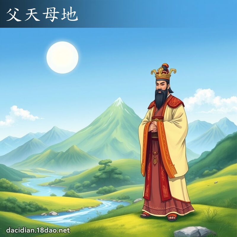 父天母地 - 国语大辞典配图