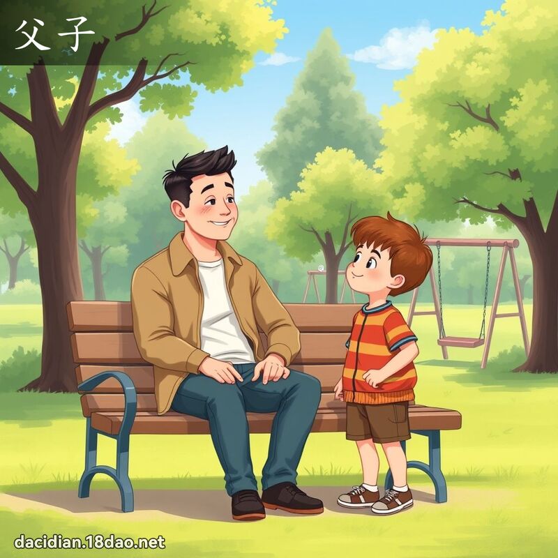 父子 - 國語大辭典配圖