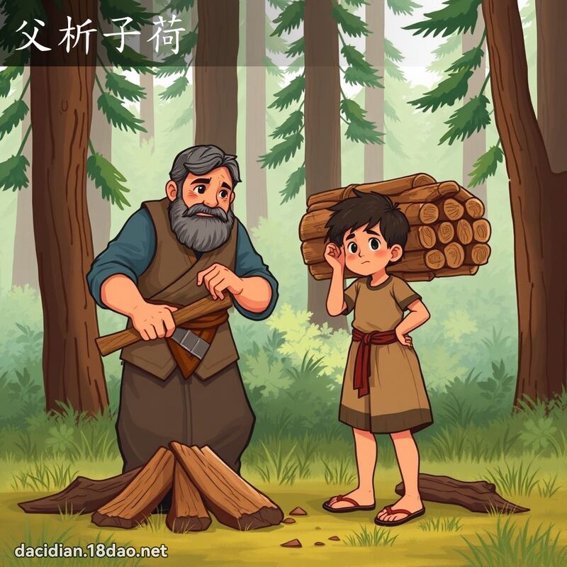 父析子荷 - 國語大辭典配圖