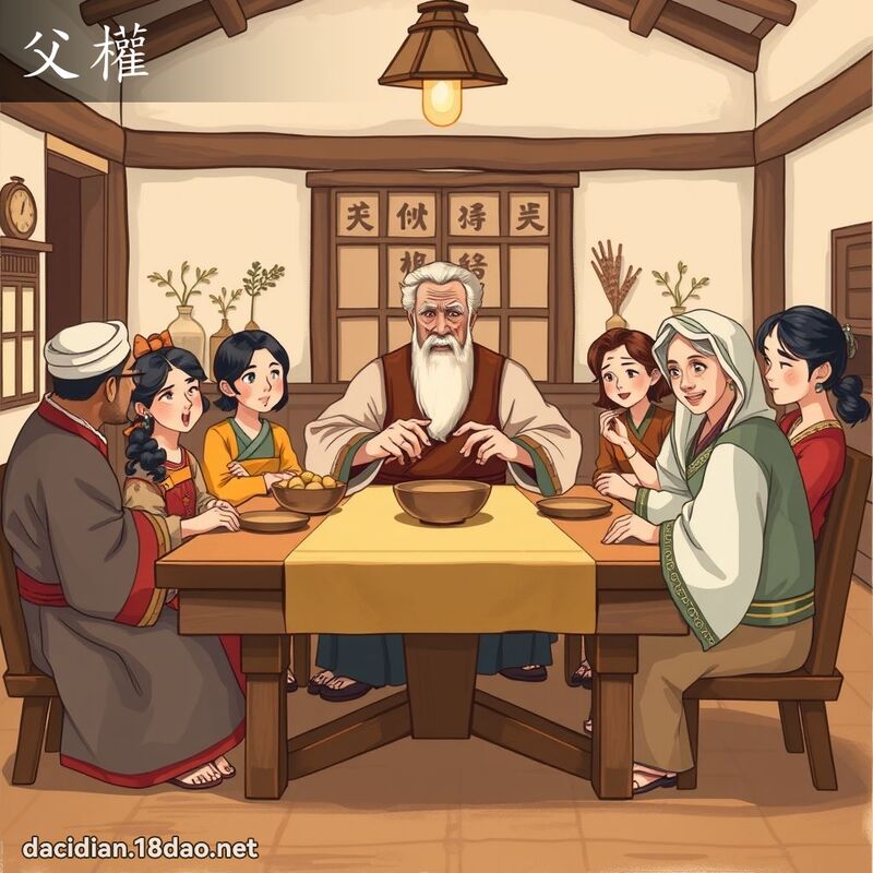 父權 - 國語大辭典配圖