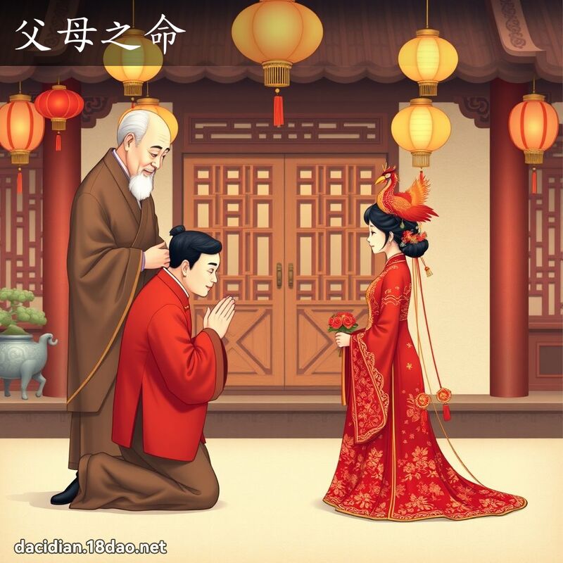 父母之命 - 國語大辭典配圖