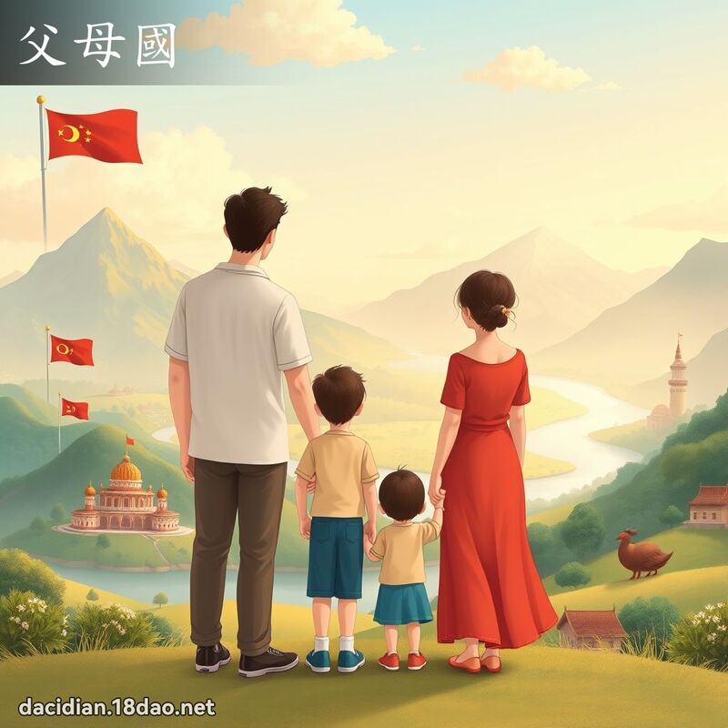 父母国 - 国语大辞典配图