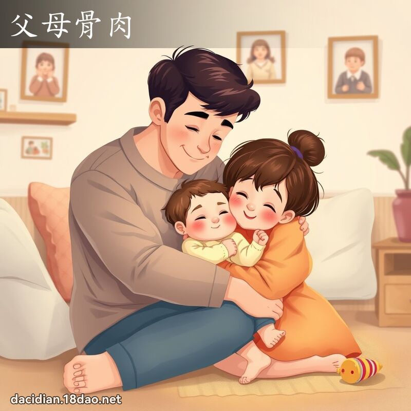 父母骨肉 - 国语大辞典配图