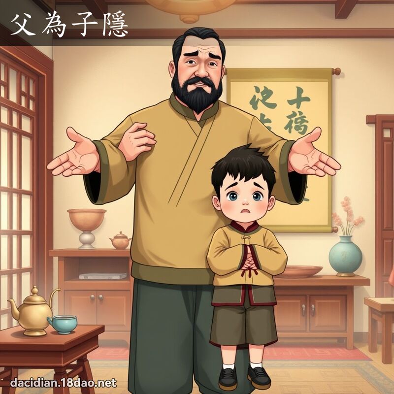 父為子隱 - 國語大辭典配圖