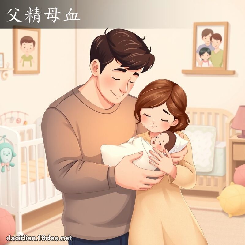 父精母血 - 国语大辞典配图