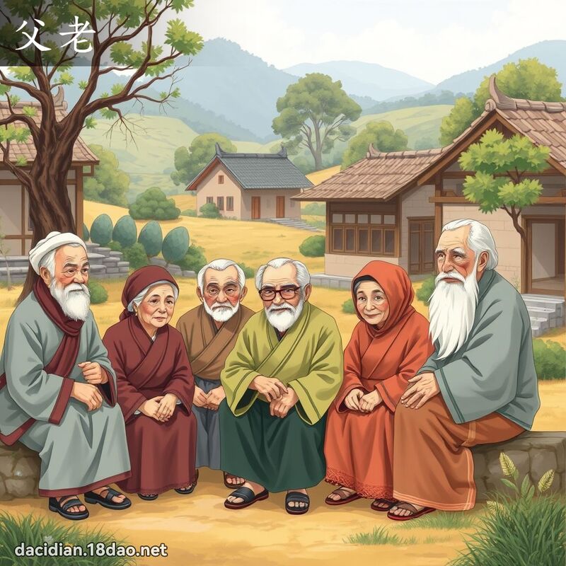 父老 - 國語大辭典配圖