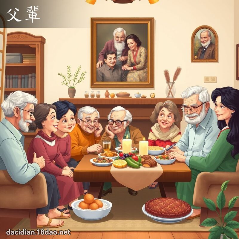 父輩 - 國語大辭典配圖