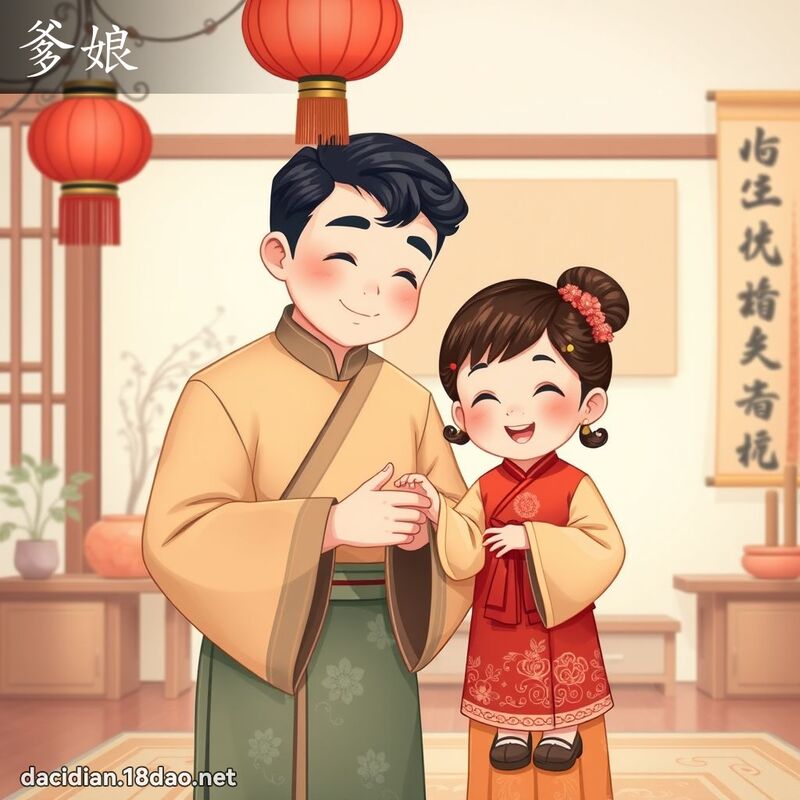 爹娘 - 國語大辭典配圖