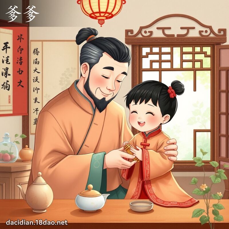 爹爹 - 國語大辭典配圖